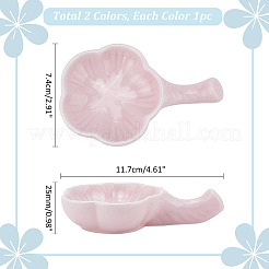 2шт 2-х цветный керамический держатель для щеток DIY-PH0023-06