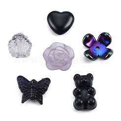 Непрозрачные и прозрачные акриловые бусины MACR-T045-01I