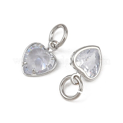 Латунные микро проложить кубического циркония подвески KK-Z120-05P-02