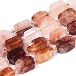 Натуральный гематоидный кварц / нитки из железистого кварца&nbsp;G-T138-26A-04