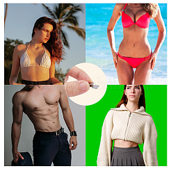 30 шт. 3-х цветные застежки-кнопки из цинкового сплава FIND-FH0009-93