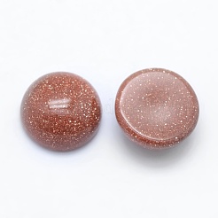 Cabujones de piedra dorada sintética&nbsp;G-E492-H-06