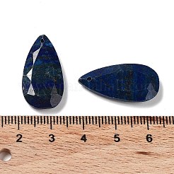 Colgantes facetados de lapislázuli natural&nbsp;G-D082-01D