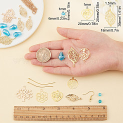 143 kit de fabrication de boucles d'oreilles sur le thème de l'arbre de vie&nbsp;DIY-SC0015-93