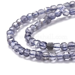 Fili di perle di iolite / cordierite / dicroite naturali&nbsp;G-H266-30