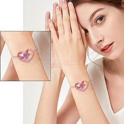 16шт 4 цвета прозрачные акриловые бусины&nbsp;MACR-FH0001-14