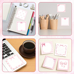 9 blocco note adesive di carta quadrata&nbsp;DIY-CP0014-13A
