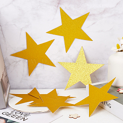 50 Stück Papier-Glitzerstern-Wanddekoration&nbsp;AJEW-SP0001-14A