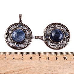 Природные подвески содалитом&nbsp;G-Q158-03-10