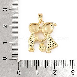 Anhänger aus Messing und Strass&nbsp;RB-CBA4B36-01G