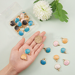 Подвески из эмали и сплава&nbsp;ENAM-CJ0001-34