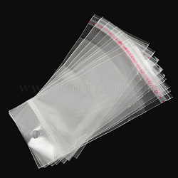 Opp Cellophantüten, Rechteck, Transparent, 12x5.5 cm, Bohrung: 8 mm, einseitige Dicke: 0.035 mm, Innen Maßnahme: 7x5.5 cm