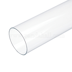 Tubo rotondo in acrilico trasparente, per l'artigianato, chiaro, 305x80mm, diametro interno: 75mm