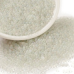Perles rondes lumineuses en verre transparent, pas de trous / non percés, Grade a, clair, 2~2.5mm, environ 10000 pcs / sachet 