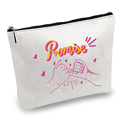 12# Baumwoll-Polyester-Tasche, Stroage Bag, Rechteck, Wort, 18x25 cm