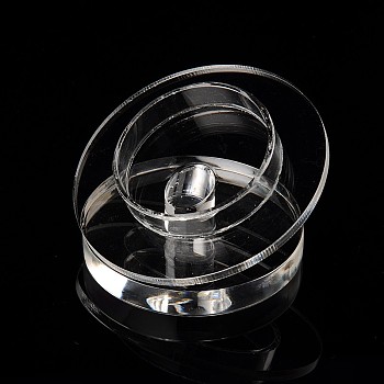 Organisches Glas Armbänder / Armreifen Display-Racks, Transparent, 78x79x44 mm