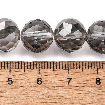 Прозрачные стеклянные бусины гальваническим пряди EGLA-N002-34D-F02-1