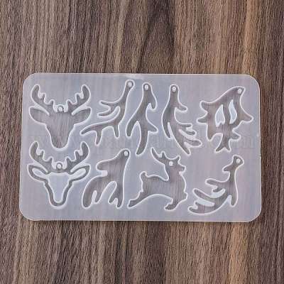 Рождественские подвески своими руками в силиконовой форме DIY-K073-19C-1