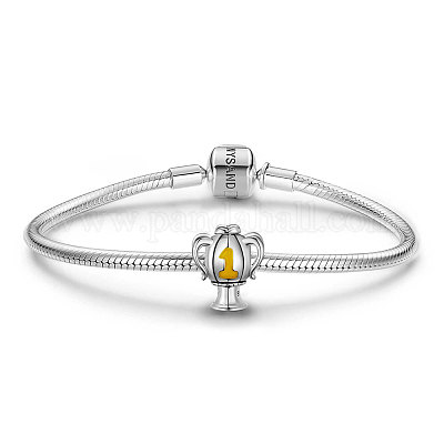 №1 кубок чемпионата 925 серебряные европейские бусины TS-C-021-1