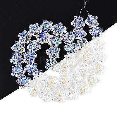 Гальванизируйте прозрачное стекло бисер нитей EGLA-N020-02A-1