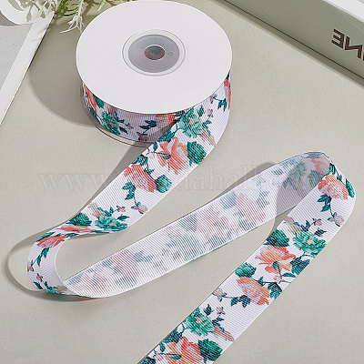 1 рулон односторонних печатных полиэстеровых репсовых лент SRIB-CY0001-12A-1