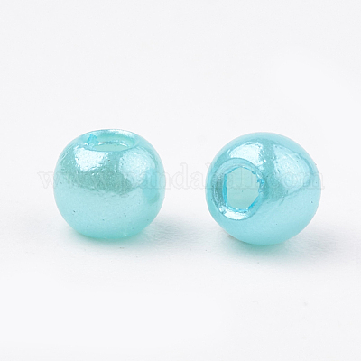 Пластиковые бусины abs OACR-Q004-8mm-07-1