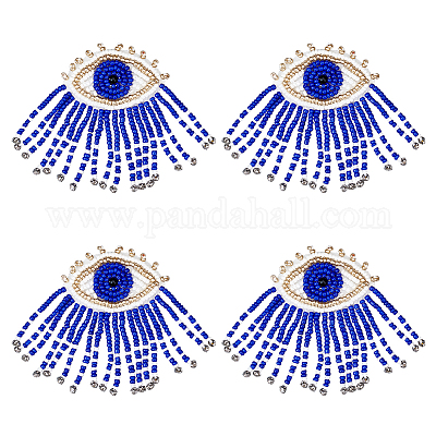 Заплатки из войлочной ткани от сглаза&nbsp;LS-PATC-WH0007-05B-1