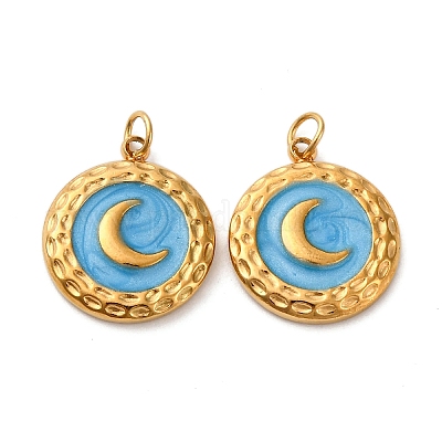 Подвески из нержавеющей стали 304 с эмалью STAS-U061-34G-B02-1