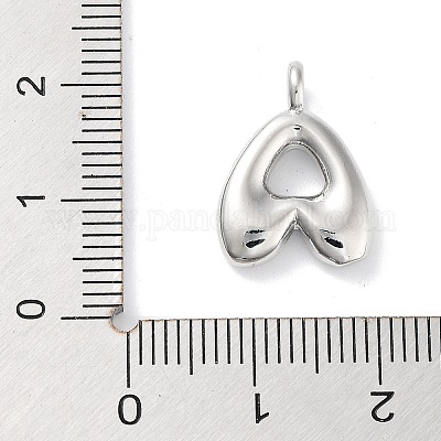 Подвески из латуни с покрытием стойки с буквами-шариками KK-C050-01P-A-1