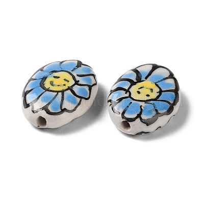 Фарфоровые бусины ручной работы PORC-G011-04K-1