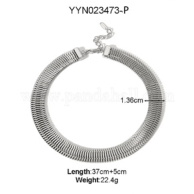 Комплекты браслетов и ожерелий из нержавеющей стали 304 для женщин QZ7044-1-1