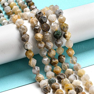 Grosshandel Natrliche Bambus-Blatt-Achat Perlen Strnge - De.PandaHall.com