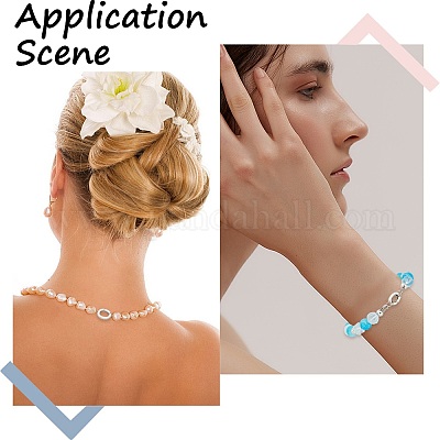 4 шт. 925 кольца Spring Gate из стерлингового серебра из Таиланда STER-SC0001-34-1