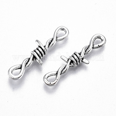 Звенья / соединители из сплава в тибетском стиле TIBE-S323-097AS-RS-1