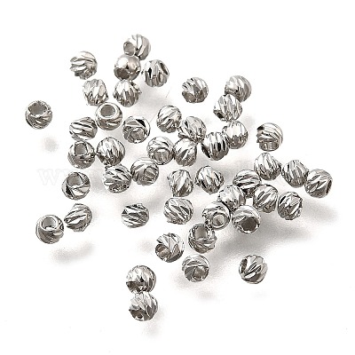 Латунные бусины KK-B147-02A-P-1