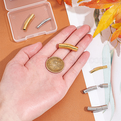 6 шт. 6 стиля трубчатых байонетных застежек из нержавеющей стали 304 с кнопкой STAS-UN0052-59-1