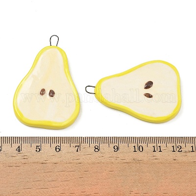 Ручной работы фарфора большие кулоны PORC-I030-02-1