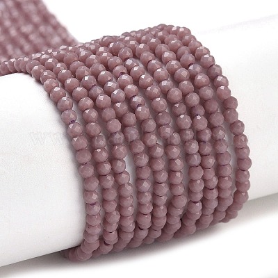 Стеклянные бусины из имитации нефрита GLAA-H021-02-05-1