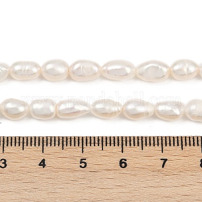 Нити из натурального культивированного пресноводного жемчуга PEAR-P064-20H-03A-1