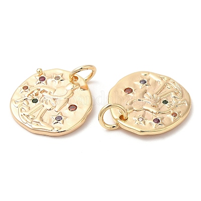 Латунь с подвесками из фианита KK-K333-57G-1