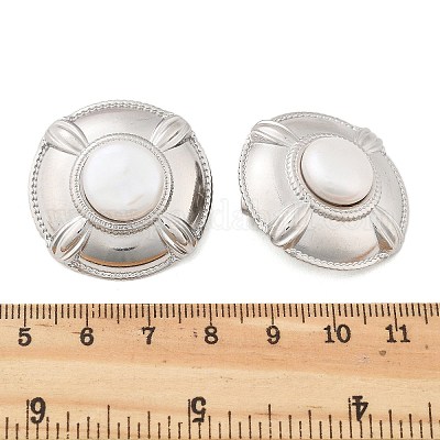 Серьги-гвоздики из нержавеющей стали 304 EJEW-S246-03P-1