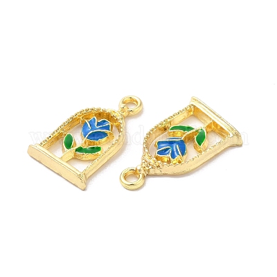 Подвески из эмали и сплава ENAM-D046-13G-03-1