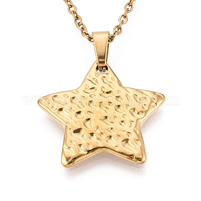 Подвески из нержавеющей стали 304 NJEW-T018-45G-1