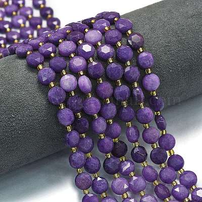 Нити бусин из натурального кварца окрашенные G-C116-A35-02-1