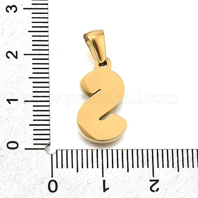 Подвески из нержавеющей стали 304 золотистого цвета STAS-K300-01G-S-1