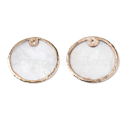 Подвески из натуральных ракушек Capiz SSHEL-N034-83B-01-1