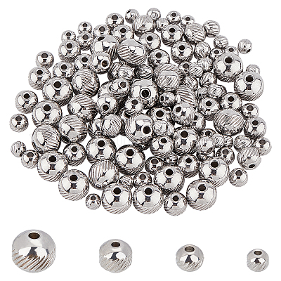 Shop UNICRAFTALE 120pcs 4 Sizes Crimp Beads 3/4/5/6mm 304