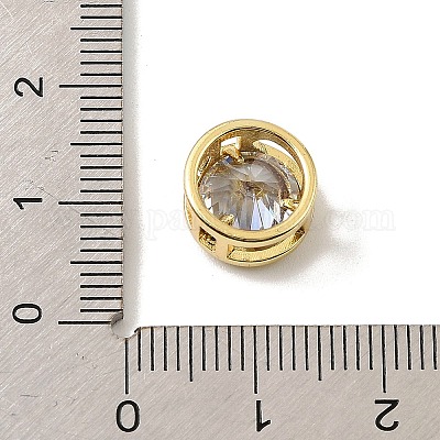 Латунные микро проложить кубического циркония многожильных соединения KK-C111-01G-C-1