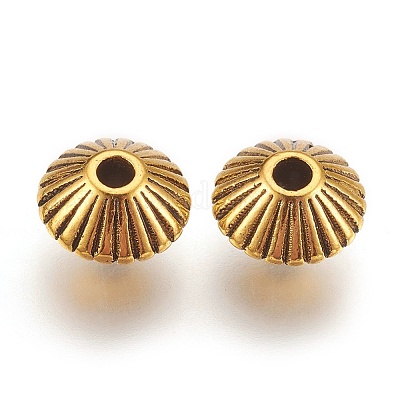 Тибетском стиле сплав Шарики прокладки&nbsp;LS-GLF0620Y-1