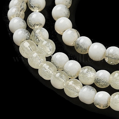 Стеклянные бусины кракле X1-GLAA-U001-4mm-11-1